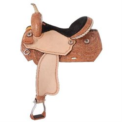 Royal King Blackwell Barrel Saddle 14 1/2'' Light Oil