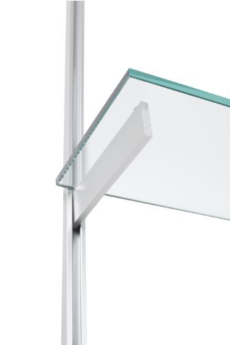 ISS Designs Shelving Hardware System for 3 Rows of 6-Inch Deep Shelves, 48-Inch Vertical Simple Standards