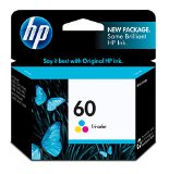HP 60 Tri-color Original Ink Cartridge (CC643WN)