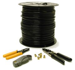 Cables To Go 29833 500ft RG6 DUAL SHIELD COAXIAL CABLE INSTALLATION KIT