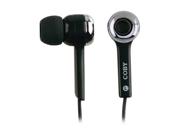 Coby Cv-e31 Black Canal Noise Isolating Earphone