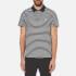 Lacoste Men's Striped Polo Shirt - Navy Blue/Flour - 3/S