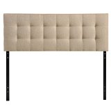 LexMod Lily Headboard, Queen, Beige