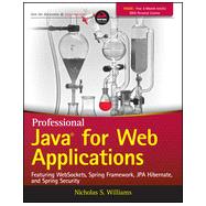 Professional Java for Web Applications: Featuring Websockets, Spring Framework, Jpa Hibernate, and Spring Security