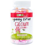 Gummy Cuties Calcium and Vitamin D Gummy Vitamins, 60 Count