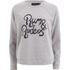 MINKPINK Women's  Rum & Rodeo  Soft Wash Raglan Sweat - Grey - L/UK 12