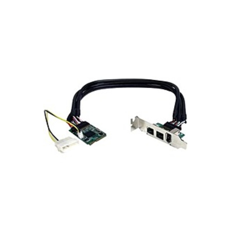 Startech.com 3 Port 2b 1a 1394 Mini Pci Express Firewire Card Adapter - 1 X 6-pin Female Ieee 1394a Firewire External