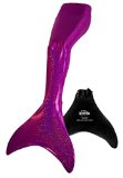 Fin Fun Mermaid Tail, Patented Monofin, Purple Sky, Child 8