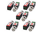 5 Pairs 1 Channel Cctv Via Twisted Pairs Utp Passive Video Balun Transceiver