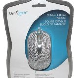 Omnitech Bling Optical Mouse Rhinestone Embellished