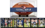 BallQube Grandstand Football Display Case ! Perfect for Autographed Regular Size Football! Features 2 Piece Design and includes Stand for easier Placement of ball! Archive Quality made of High Impact Crystal Clear Polystyrene!** PLUS Includes Special Bonus 12 Card Topps Black All Star Set featuring Peyton Manning,Adrian Peterson, Brett Favre,Tom Brady,Darren Mcfadden RC and More! Ball Qube Grand Stand