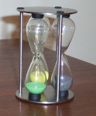 G&H Tea Services Thames Oasis Perfect 3-4-5-Minute Sand Timer