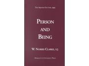Person And Being (aquinas Lecture)