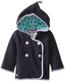 Hatley - Baby Girls Newborn Wrap Hoodies Navy, Blue, 6-12 Months