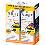 Zarbee's Naturals Children's Cough Syrup with Dark Honey Daytime & Nighttime, Natural Grape Flavor, 4 Ounce Bottles (Value Pack of 2)