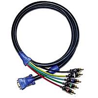 Accell Ultravideo B055c-020b-42 19.69 Feet Video Adapter - 1 X 15-pin Hd-15 Male, 5 X Bnc Male