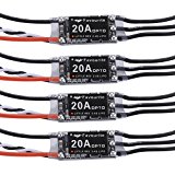 Crazepony 4pcs Littlebee 20A Mini ESC Oneshot125 Electronic Speed Controller 2-4S Brushless for FPV Multicopter Quadcopter