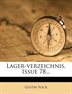 Lager-verzeichnis, Issue 78...