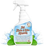 Pet Stain & Odor Miracle - Enzyme Cleaner for Dog and Cat Urine, Feces, Vomit, Drool