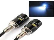 Rupse 2* White Led Motorcycle, Car License Plate Screw Blot Light