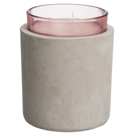 Melange Vanilla And Rose Wood Candle - 3-wick, Soy Wax, 16 Oz.