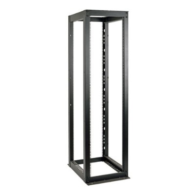 Tripplite Sr4post52hd 52u 4-post Open Frame Rack Cabinet Heavy Duty 3000lb Capacity - Open Frame Rack - Black Texture Powder Coat - 52u - 19