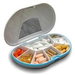 Gasketed VitaCarry w8 compartments Clear