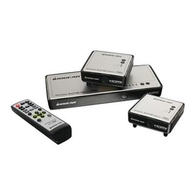 Iogear Gwhdms52mbk2 Long Range Wireless 5 X 2 Hdmi Matrix Pro - Wireless Video/audio Extender - Up To 197 Ft - With  Additional Receiver Gwhdrx01