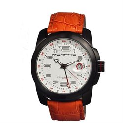 M14 Series Men's Watch, Men's Watches, Dress Watches, Orange, White/Beige, Analog, Round/Oval, Adult