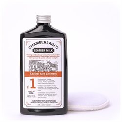 Chamberlain's Leather Milk 8 oz Leather Care Liniment No. 1: Best All Natural Leather Conditioner!