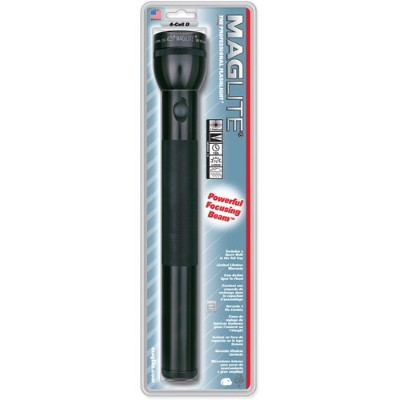 Mag Instrument S4d016 4-cell D White Star Flashlight - Black