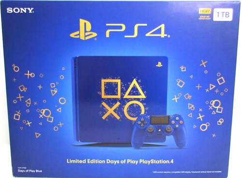 Sony Limited Edition Days Of Play Playstation 4 - Game Pad Supported - Wireless - Blue - Ati Radeon - Blu-ray Disc Player - 1 Tb Hdd - Gigabit Etherne