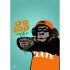 Monkey Gulf Unlimited A3 Johnny Cotter Print