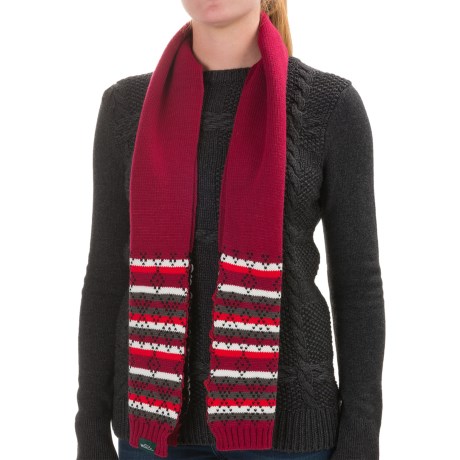 Woolrich Fair Isle Scarf (for Women)