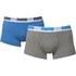Puma Men's 2 Pack Boxers - Blue/Grey - L