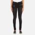 Karl Lagerfeld Women's Denim Biker Pants - Fading Black - W27