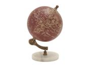 Benzara 94443 Fancy Wood Metal Marble Globe