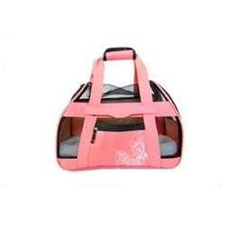 Bergan Signature Series Comfort Carrier Coral Pet Carrier, 20 L X 9 W X 14 H