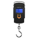Etekcity 110lb/50kg LCD Display Electronic Balance Digital Fishing Luggage Postal Hanging Hook Scale,Battery Included