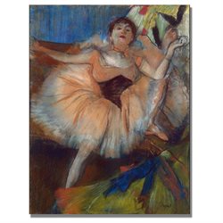 Edgar Degas 'Seated Dancer 1879' Canvas Art