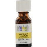 AURA CACIA Precious Essentials Oil Jasmine Absolute w/Jojoba 0.5 OZ