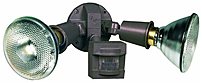 Heath Zenith Hz-5408-bz 2 Lamp Motion Sensor Floodlight - Bronze - 12 Pack