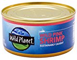 Wild Planet, Wild Pink Shrimp,  4 Ounce Cans (Pack of 12)