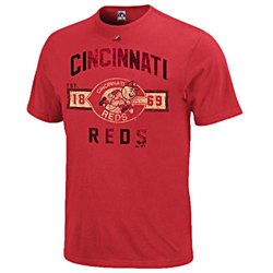Cincinnati Reds Cooperstown Desire More T Shirt by Majestic