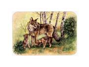 Wolf Wolves By Daphne Baxter Glass Cutting Board Large Bdba0115lcb