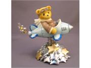 Cherished Teddies Milton Millennium Event Airplane Bear Figurine #542644