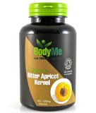 BodyMe Organic Bitter Apricot Kernel Capsules | 500mg x 180 | Soil Association Certified