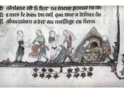 Dyers 14th Century Nclothing Dyers At Work Detail Of An Illumination By Jehan De Grise In The Romance Of Alexander C1340 Poster Print By  (18 X 24)