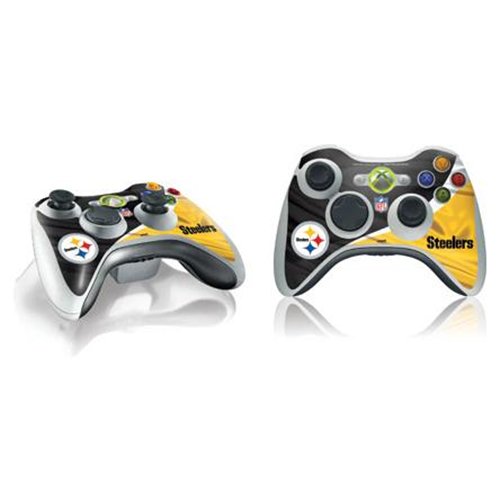 Skinit Pittsburgh Steelers Vinyl Skin for 1 Microsoft Xbox 360 Wireless Controller
