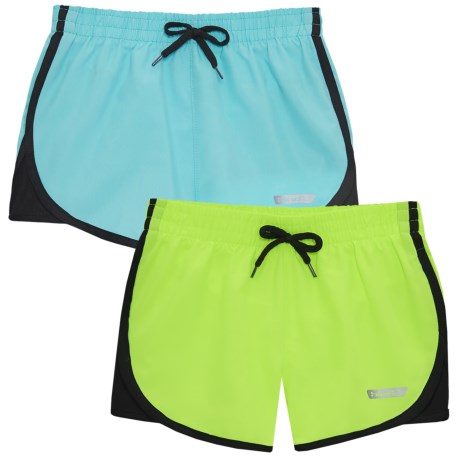 Loose Woven Shorts - Built-in Brief, 2-pack (for Big Girls)